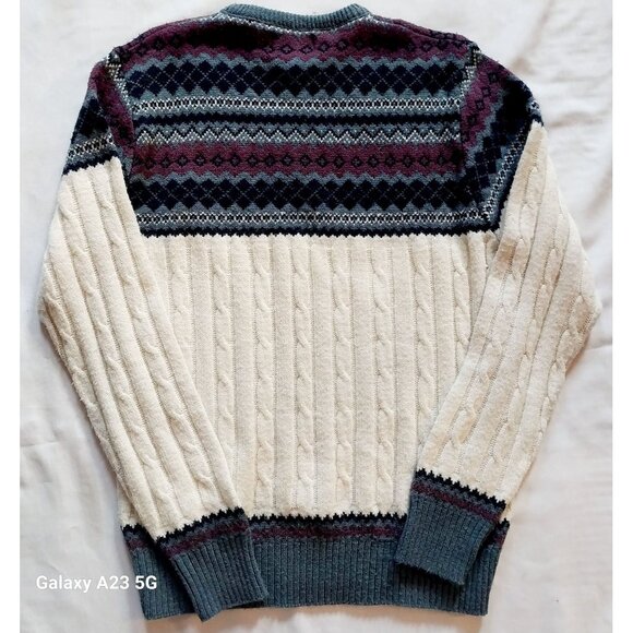 Vintage Traverse Bay Trading XL Nordic Pattern Sweater Cozycore Classic Winter - Picture 5 of 5